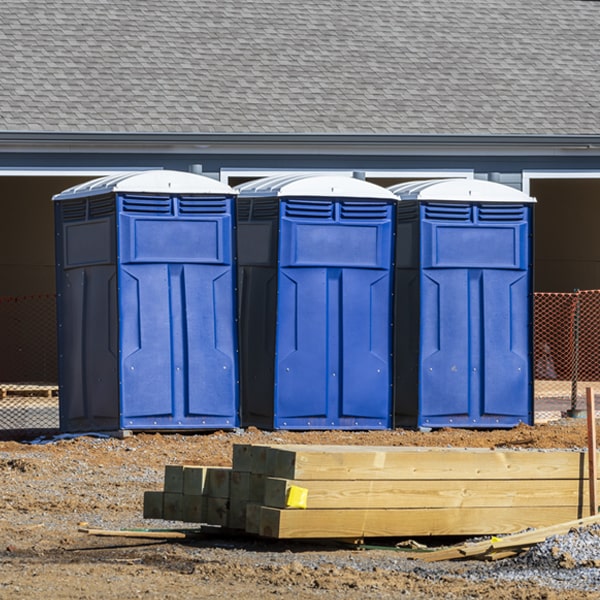 what is the maximum capacity for a single portable toilet in Ojibwa Wisconsin